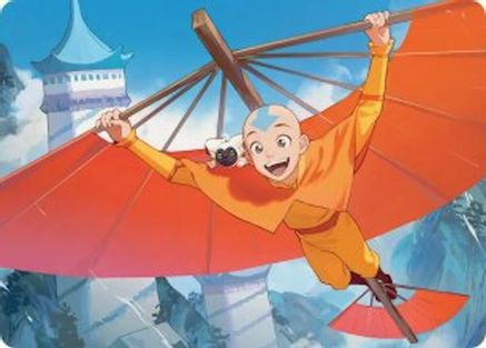 Aang, the Last Airbender Art Card (ASTLA-001) - Art Series: Avatar: The Last Airbender | Grognard Games