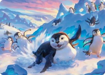 Otter-Penguin Art Card (ASTLA-004) - Art Series: Avatar: The Last Airbender | Grognard Games