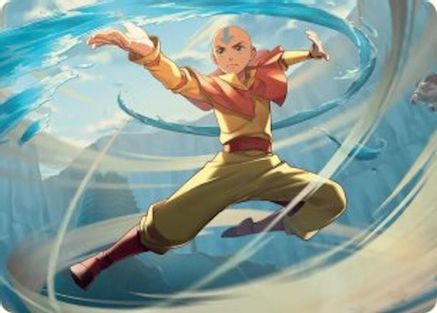 Aang, Swift Savior Art Card (ASTLA-020) - Art Series: Avatar: The Last Airbender | Grognard Games