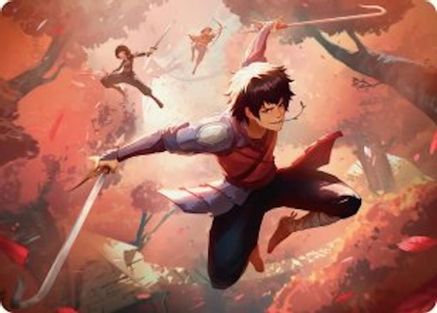 Jet, Freedom Fighter Art Card (ASTLA-022) - Art Series: Avatar: The Last Airbender | Grognard Games