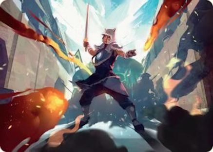 Sokka, Tenacious Tactician Art Card (ASTLA-023) - Art Series: Avatar: The Last Airbender | Grognard Games
