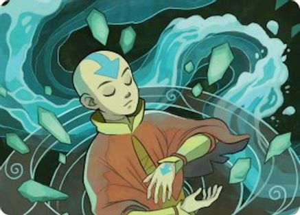 Aang, at the Crossroads Art Card (ASTLA-045) - Art Series: Avatar: The Last Airbender | Grognard Games