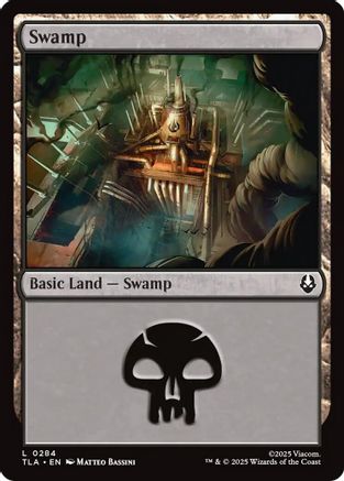 Swamp (0284) (TLA-284) - Avatar: The Last Airbender Foil | Grognard Games