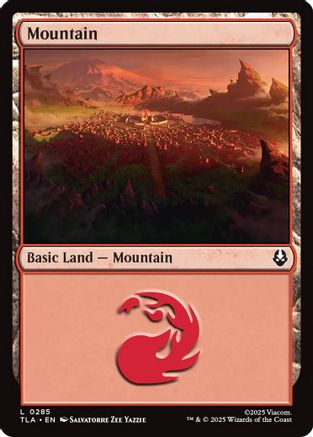 Mountain (0285) (TLA-285) - Avatar: The Last Airbender Foil | Grognard Games