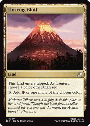 Thriving Bluff (TLA-260) - Avatar: The Last Airbender Foil | Grognard Games