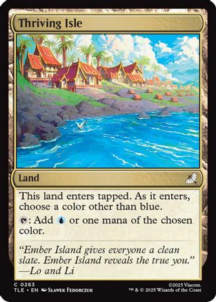 Thriving Isle (TLE-263) - Avatar: The Last Airbender: Eternal-Legal Foil | Grognard Games