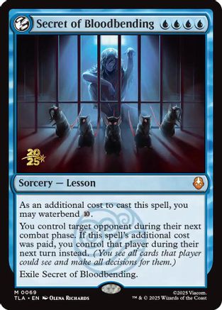 Secret of Bloodbending (PRE-069) - Prerelease Cards Foil | Grognard Games