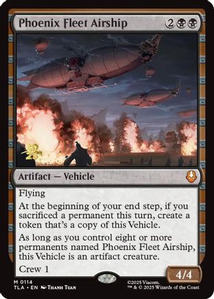 Phoenix Fleet Airship (PRE-114) - Prerelease Cards Foil | Grognard Games