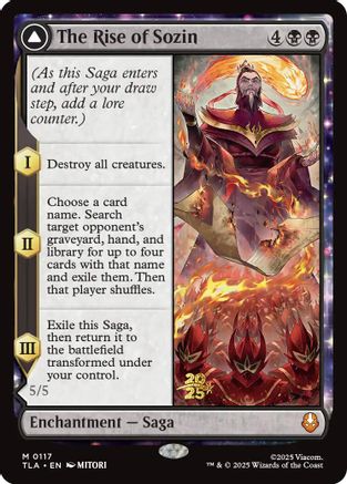 The Rise of Sozin (PRE-117) - Prerelease Cards Foil | Grognard Games