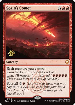 Sozin's Comet (PRE-154) - Prerelease Cards Foil | Grognard Games