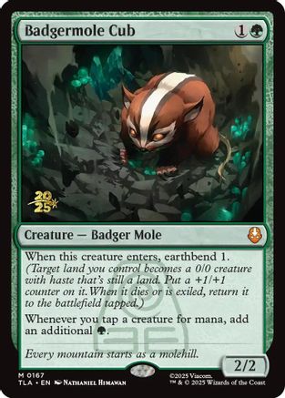 Badgermole Cub (PRE-167) - Prerelease Cards Foil | Grognard Games