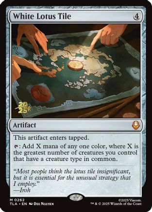 White Lotus Tile (PRE-262) - Prerelease Cards Foil | Grognard Games