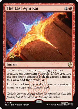 The Last Agni Kai (PRE-144) - Prerelease Cards Foil | Grognard Games