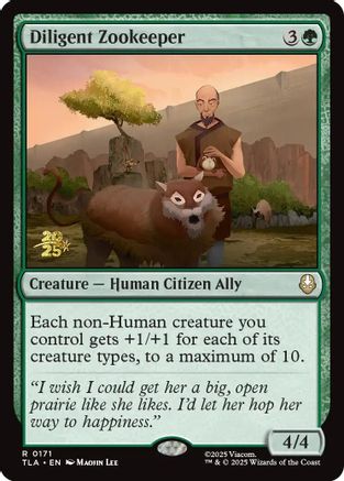 Diligent Zookeeper (PRE-171) - Prerelease Cards Foil | Grognard Games