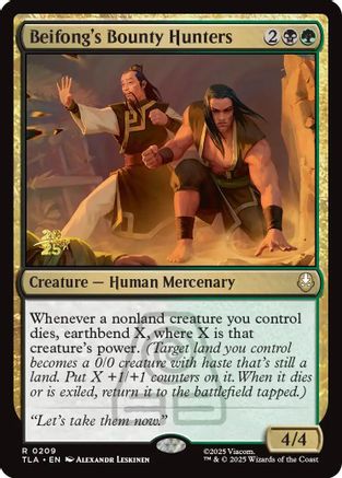 Beifong's Bounty Hunters (PRE-209) - Prerelease Cards Foil | Grognard Games