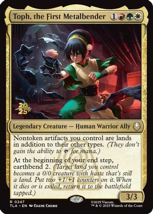 Toph, the First Metalbender (PRE-247) - Prerelease Cards Foil | Grognard Games