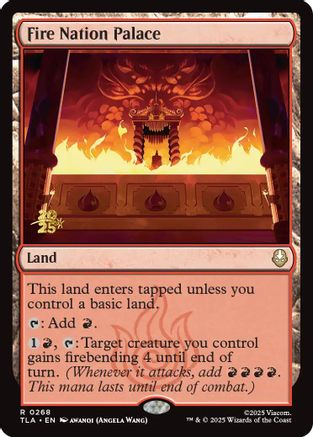 Fire Nation Palace (PRE-268) - Prerelease Cards Foil | Grognard Games