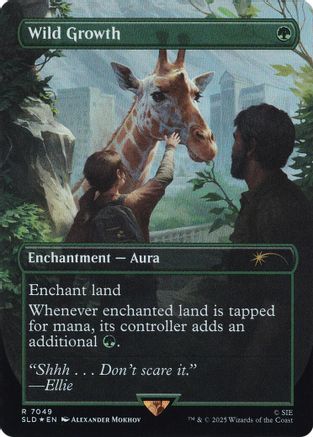 Wild Growth (Rainbow Foil) (SLD-7049) - Secret Lair Drop Series Foil | Grognard Games
