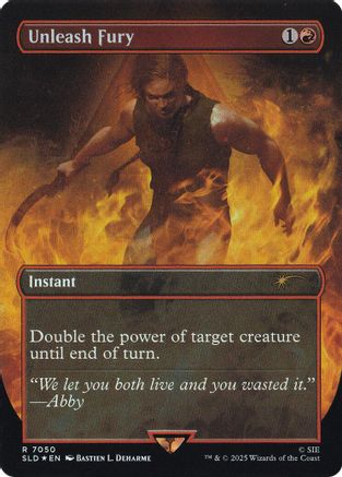 Unleash Fury (Rainbow Foil) (SLD-7050) - Secret Lair Drop Series Foil | Grognard Games