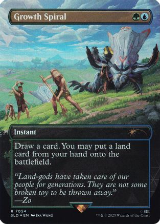 Growth Spiral (Rainbow Foil) (SLD-7054) - Secret Lair Drop Series Foil | Grognard Games