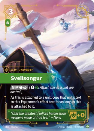 Svellsongur (059/221) - Spiritforged Foil | Grognard Games