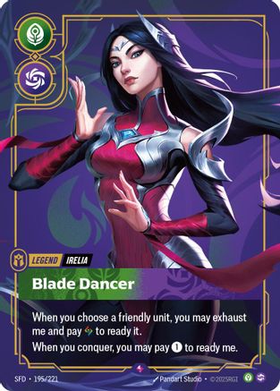 Irelia - Blade Dancer (195/221) - Spiritforged Foil | Grognard Games
