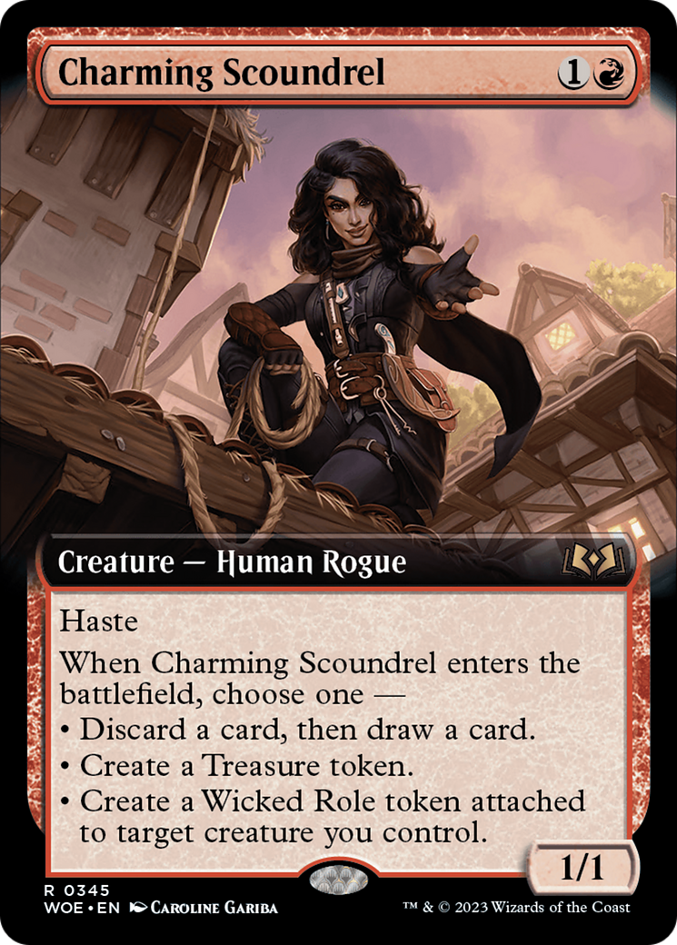 Charming Scoundrel (Extended Art) [Wilds of Eldraine] | Grognard Games