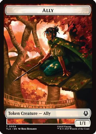 Ally (0004) // Clue (0015) Double-Sided Token (TLA-4 // 15) - Avatar: The Last Airbender Foil | Grognard Games