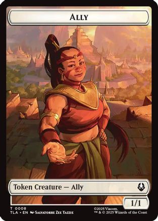 Ally (0008) // Clue (0016) Double-Sided Token (TLA-8 // 16) - Avatar: The Last Airbender Foil | Grognard Games