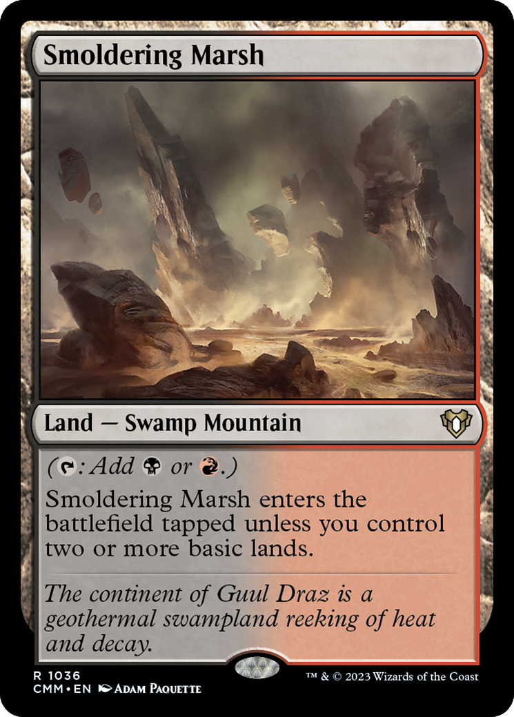 Smoldering Marsh [Commander Masters] | Grognard Games