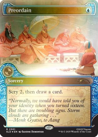 Preordain (2301) (Rainbow Foil) (SLD-2301) - Secret Lair Drop Series Foil | Grognard Games