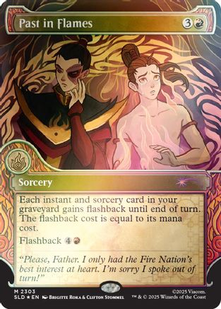 Past in Flames (Rainbow Foil) (SLD-2303) - Secret Lair Drop Series Foil | Grognard Games