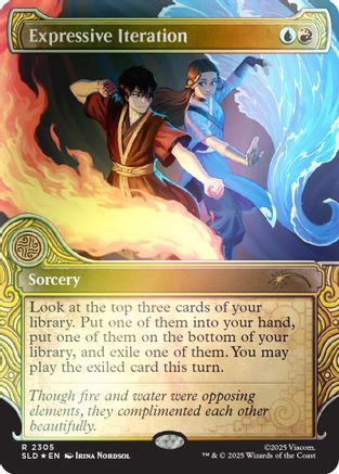 Expressive Iteration (Rainbow Foil) (SLD-2305) - Secret Lair Drop Series Foil | Grognard Games
