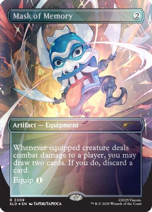 Mask of Memory (Rainbow Foil) (SLD-2309) - Secret Lair Drop Series Foil | Grognard Games