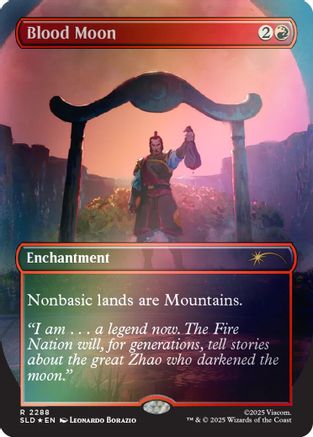 Blood Moon (Rainbow Foil) (SLD-2288) - Secret Lair Drop Series Foil | Grognard Games