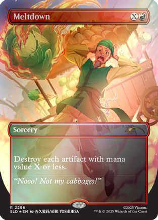 Meltdown (Rainbow Foil) (SLD-2296) - Secret Lair Drop Series Foil | Grognard Games