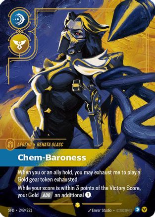 Renata Glasc - Chem-Baroness (Overnumbered) (249/221) - Spiritforged Foil | Grognard Games