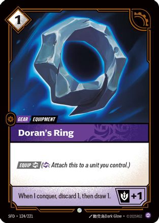 Doran's Ring (124/221) - Spiritforged | Grognard Games