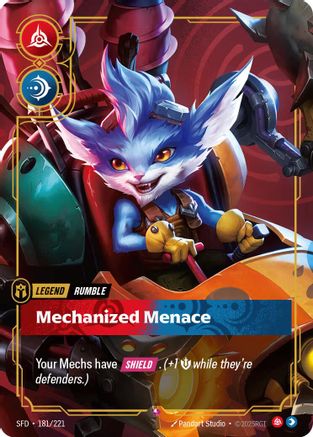 Rumble - Mechanized Menace (181/221) - Spiritforged Foil | Grognard Games