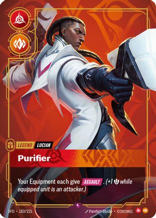Lucian - Purifier (183/221) - Spiritforged Foil | Grognard Games