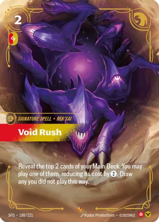 Void Rush (188/221) - Spiritforged Foil | Grognard Games