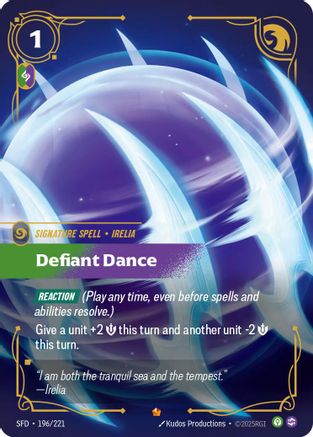 Defiant Dance (196/221) - Spiritforged Foil | Grognard Games