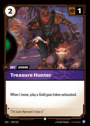 Treasure Hunter (130/221) - Spiritforged Foil | Grognard Games
