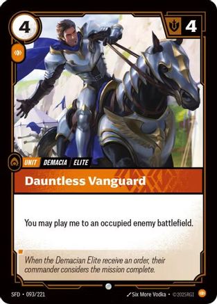 Dauntless Vanguard (093/221) - Spiritforged Foil | Grognard Games