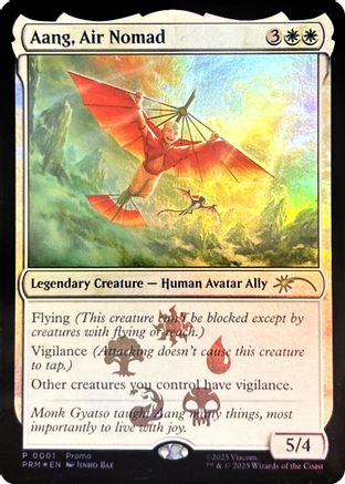 Aang, Air Nomad (MEDIA-001) - Media Promos Foil | Grognard Games