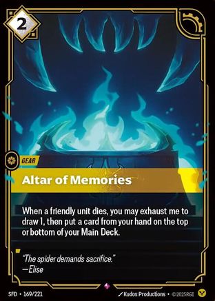 Altar of Memories (169/221) - Spiritforged Foil | Grognard Games