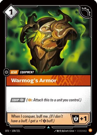 Warmog's Armor (108/221) - Spiritforged | Grognard Games