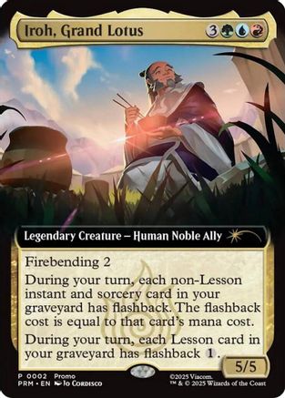 Iroh, Grand Lotus (Extended Art) (UMP-002) - Unique and Miscellaneous Promos Foil | Grognard Games