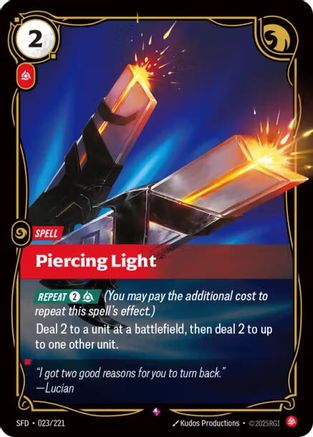 Piercing Light (023/221) - Spiritforged Foil | Grognard Games