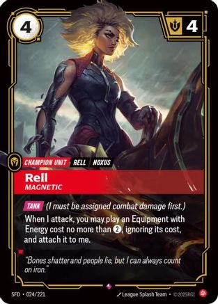 Rell - Magnetic (024/221) - Spiritforged Foil | Grognard Games